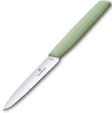 Кухонный нож Victorinox Swiss Modern Paring 6.9006.1042, 10 см, зеленый