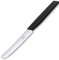 Нож кухонный Victorinox Swiss Modern Table 6.9003.11, 11 см, скругленный, чёрный