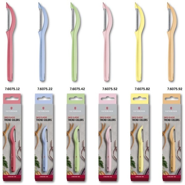 Овощечистка универсальная Victorinox, 7.6075,4, серрейторная двусторонняя РК, зеленая