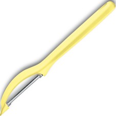 Овощечистка универсальная Victorinox, 7.6075,82, серрейторная двусторонняя РК, светло-желтая