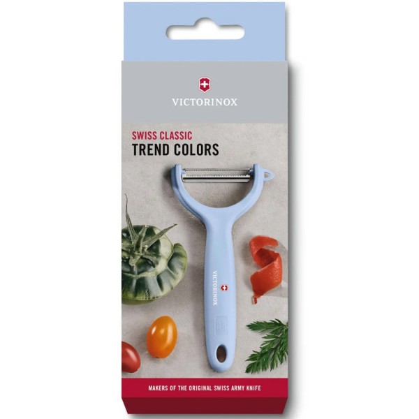 Овощечистка Victorinox 7.6079.22 для томатов и киви, серрейторная РК, голубая