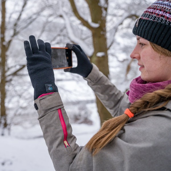 Перчатки водонепроницаемые Dexshell ThermFit 3.0 Gloves, черные, размер M