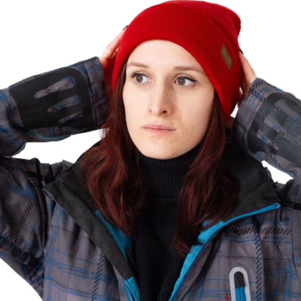 Шапка водонепроницаемая Dexshell DH30509, onesize (56-58 см), красная
