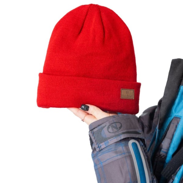Шапка водонепроницаемая Dexshell DH30509, onesize (56-58 см), красная