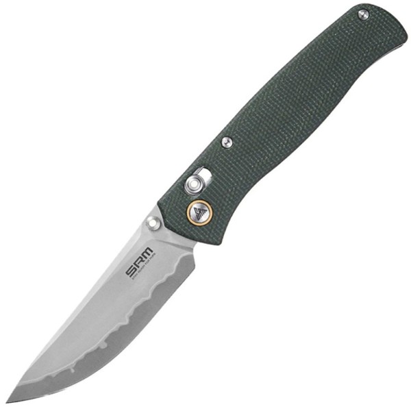 Нож SRM Medal 255L-MG2, Micarta, Laminated 140Cr steel