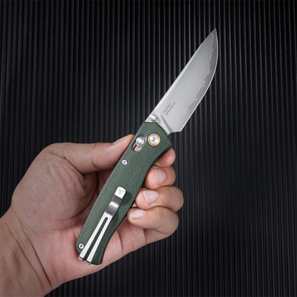 Нож SRM Medal 255L-MG2, Micarta, Laminated 140Cr steel