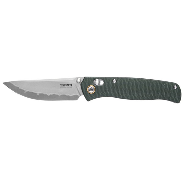 Нож SRM Medal 255L-MG2, Micarta, Laminated 140Cr steel