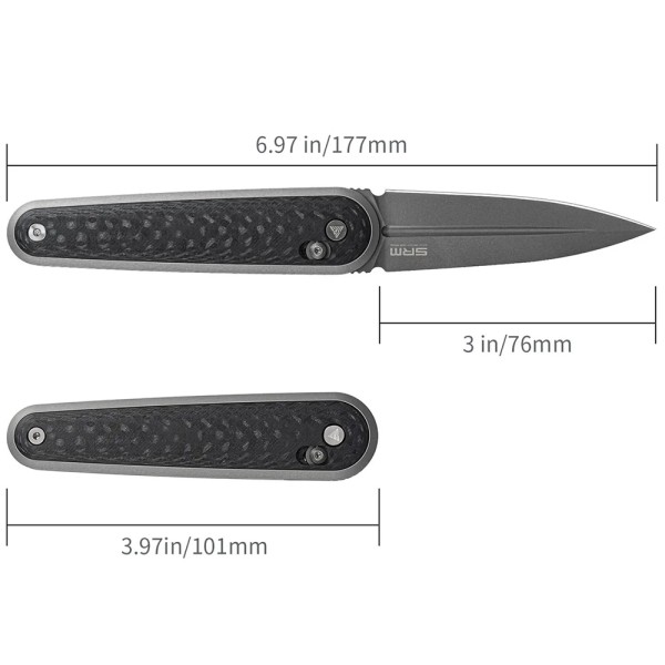 Нож SRM 251MB-GB, черный