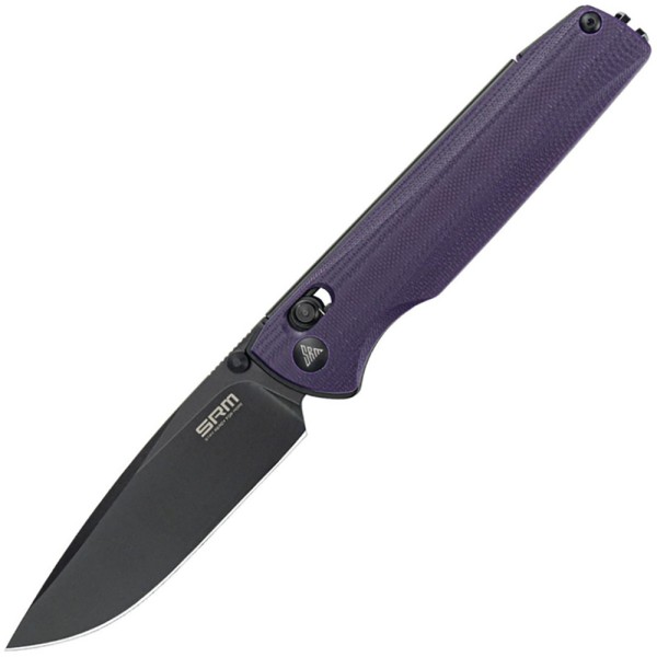 Нож SRM Terrier 258L-GN, фиолетовый