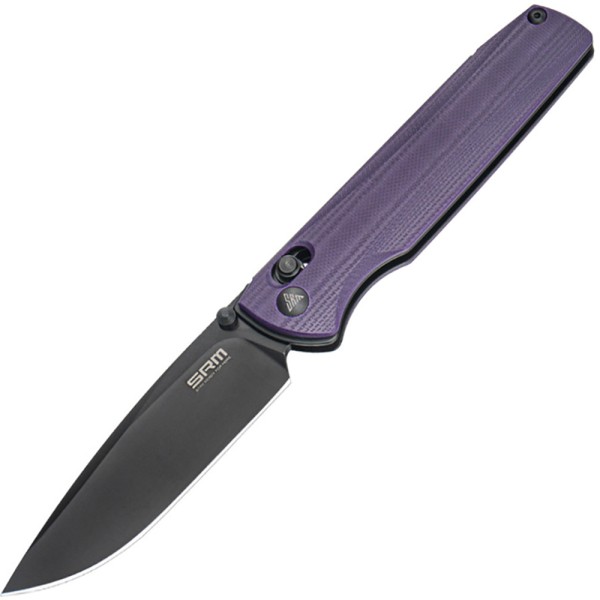 Нож SRM Terrier 258L-GN, фиолетовый