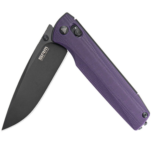 Нож SRM Terrier 258L-GN, фиолетовый