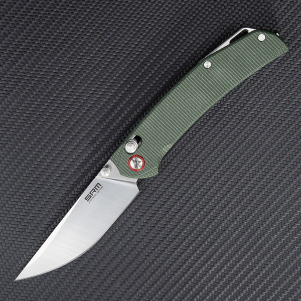 Нож SRM Asika 411L-MG, зеленый