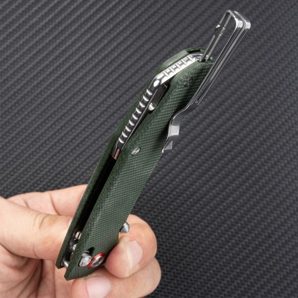 Нож SRM Asika 411L-MG, зеленый