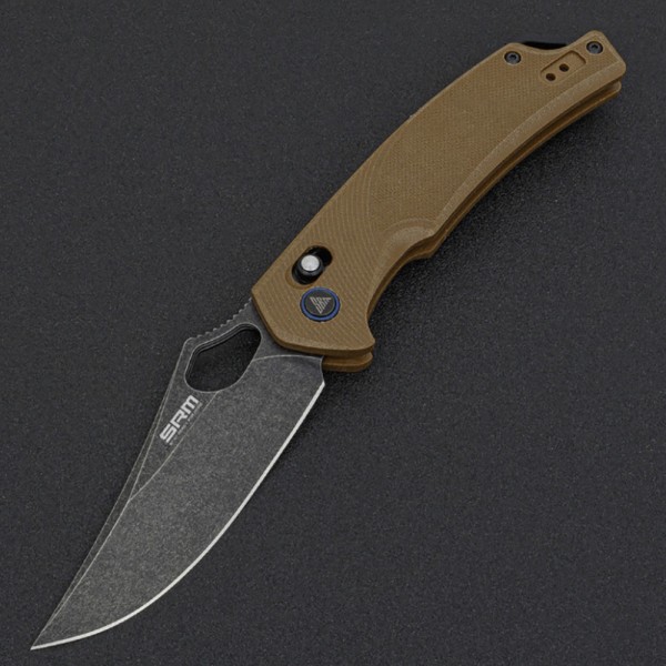Нож SRM Retriever 9202-GW, коричневый