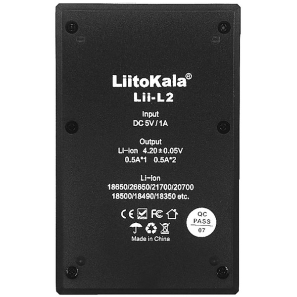 Универсальное зарядное устройство LiitoKala Lii-L2 на 2 канала