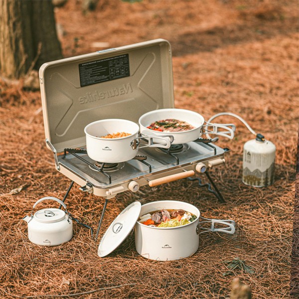 Чайник Naturehike с керамическим антипригарным покрытием, CNK2450CF013 0,8 л, алюминий, белый