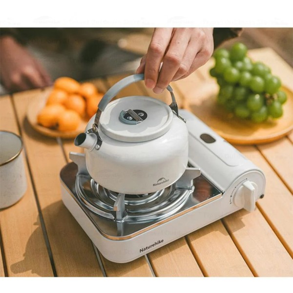 Чайник Naturehike с керамическим антипригарным покрытием, CNK2450CF013 0,8 л, алюминий, белый