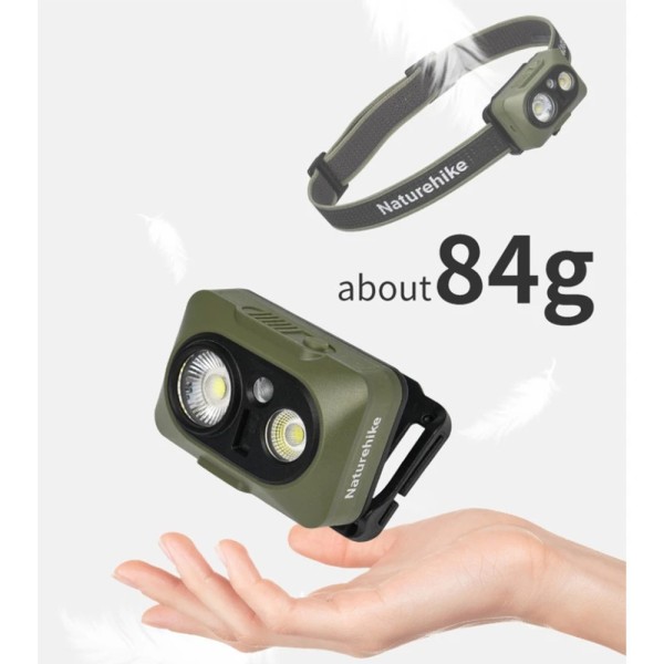 Фонарь налобный Naturehike CNK2450ZM010, зеленый