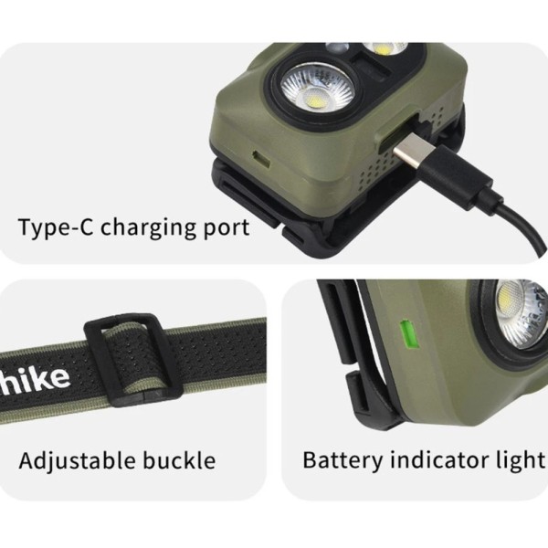 Фонарь налобный Naturehike CNK2450ZM010, коричневый