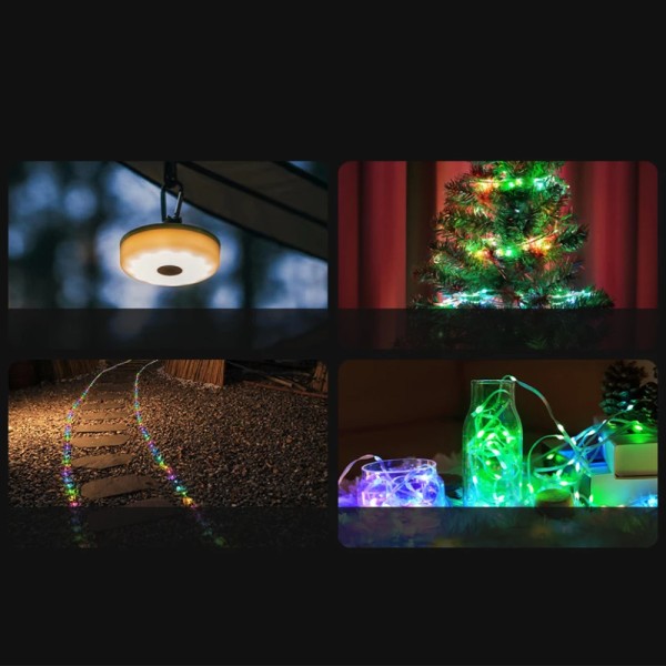 Кемпинговый фонарь-гирлянда NexTool Milky Way - RGB (7 метров)