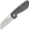 Нож Maserin W2, M390, fat carbon, синий 371/B