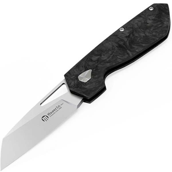 Нож Maserin W2, M390, fat carbon, черный, 371/N