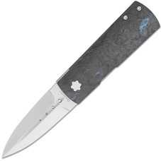 Нож Maserin Daga, Elmax, fat carbon, синий, 372/B