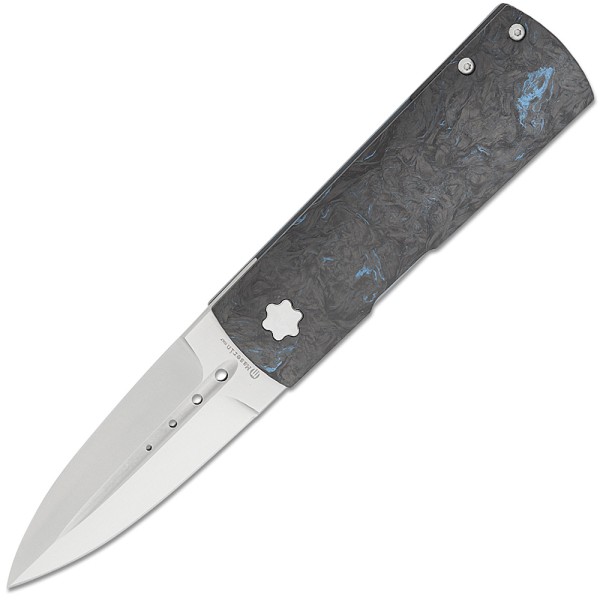 Нож Maserin Daga, Elmax, fat carbon, синий, 372/B
