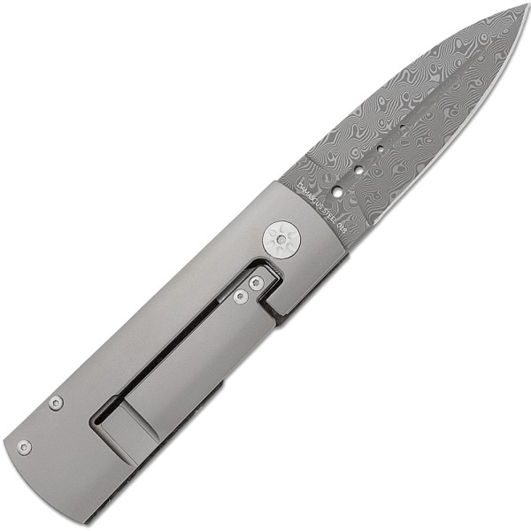 Нож Maserin Daga, дамасск, fat carbon, золотистый, 372/DG