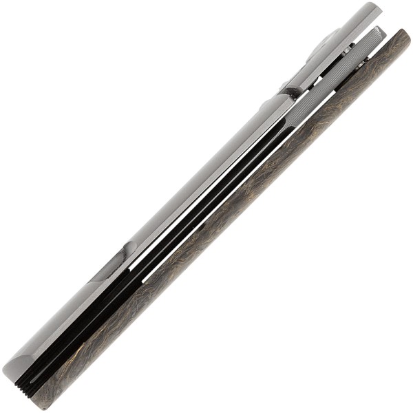 Нож Maserin Daga, дамасск, fat carbon, золотистый, 372/DG