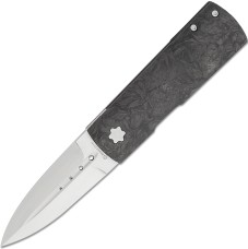 Нож Maserin Daga, Elmax, fat carbon, черный, 372/N