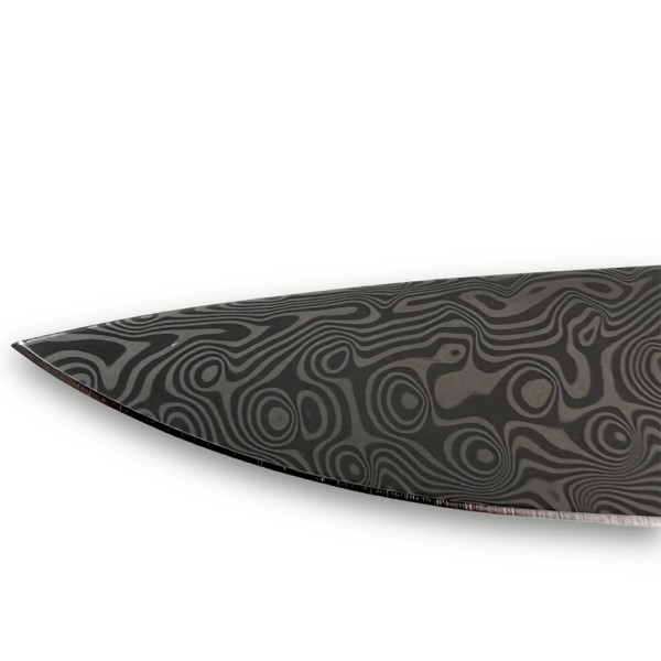 Нож Maserin Gourmet, дамаск, fat carbon, зеленый, 380/DV