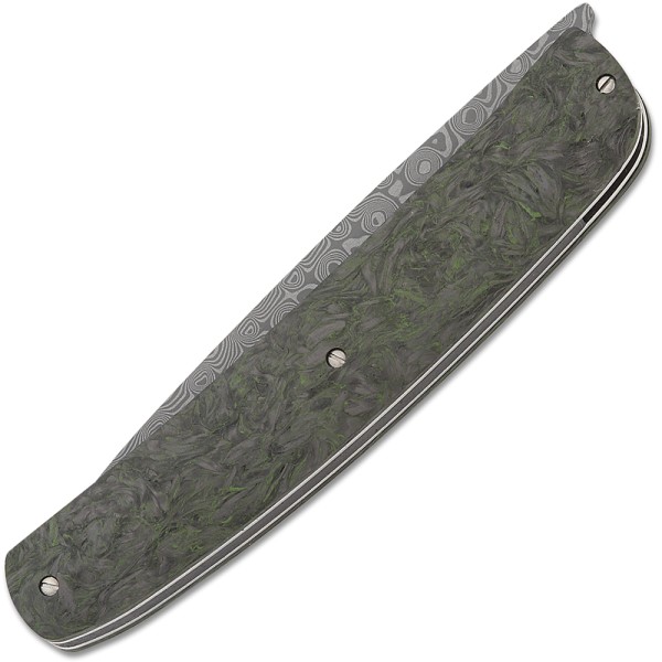 Нож Maserin Gourmet, дамаск, fat carbon, зеленый, 380/DV