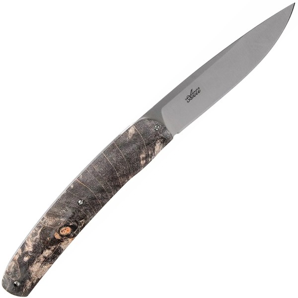 Нож Maserin Gourmet, 1.4116, черный кап тополя, 380/RN