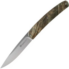 Нож Maserin Gourmet, 1.4116, зеленый кап тополя, 380/RV