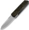 Нож Maserin Silver, Elmax, fat carbon, черно-золотистый, 410/G