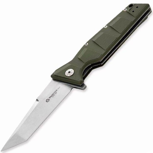 Нож Maserin Artiglio, D2, G10, зеленый. 420/G10V