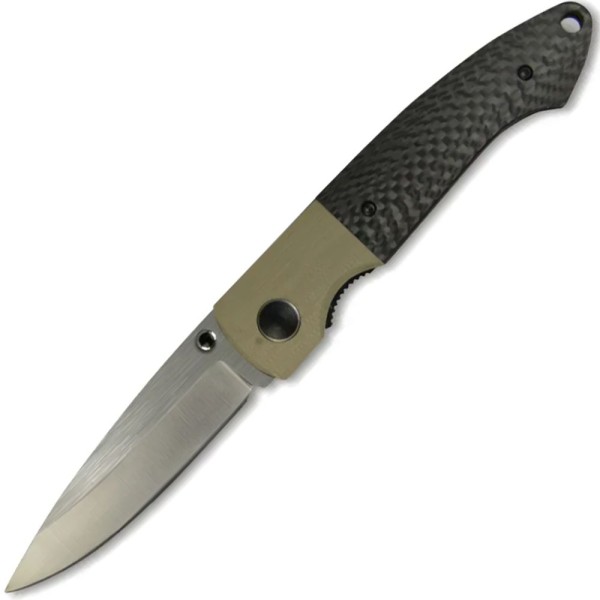 Нож Maserin Explorer, D2, carbon fiber, 46002/GC