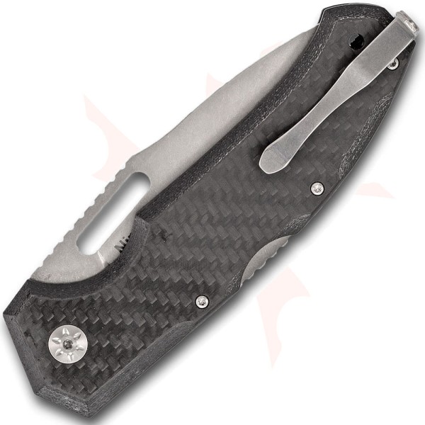 Нож Maserin Nimrod, M390, carbon fiber, черный, 480/CN