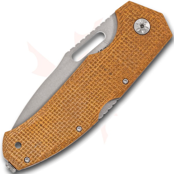 Нож Maserin Nimrod, M390, микарта, коричневый, 480/MD