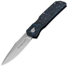 Нож Maserin Power, Magnacut, fat carbon arctic blue, 502/BM