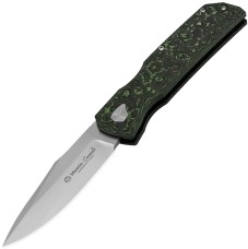Нож Maserin Power, Magnacut, fat carbon Green jungle, 502/VM