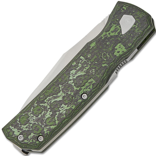 Нож Maserin Power, Magnacut, fat carbon Green jungle, 502/VM