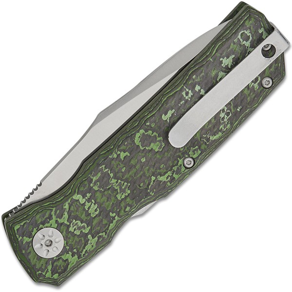 Нож Maserin Power, Magnacut, fat carbon Green jungle, 502/VM