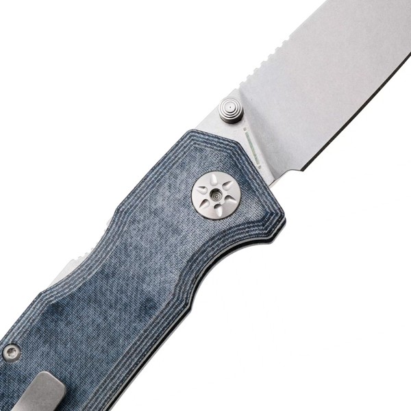 Нож Maserin Pulse, Magnacut, Micarta, Denim Jeans, 630/MCJ