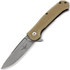Нож Maserin Police, N690, G10 + титан, койот, 680/G10CY