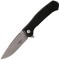 Нож Maserin Police, N690, G10 + титан, черный, 680/G10N