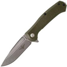 Нож Maserin Police, N690, G10 + титан, зеленый, 680/G10V