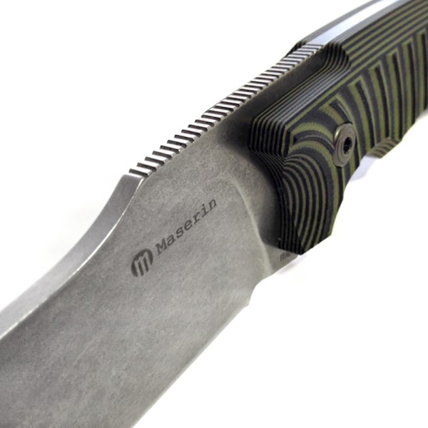 Нож Maserin Leo, N690, G10, черный, 919/G10N