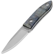 Нож Maserin AM-22, 14C28N, голубой кап бука, 923/RB